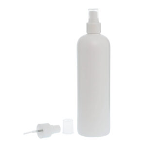 Botella 500ml blanca Spray Blanco