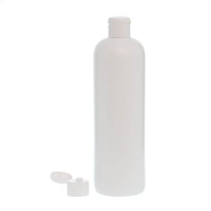 Botella 500ml blanca Tapón Bisagra Blanco